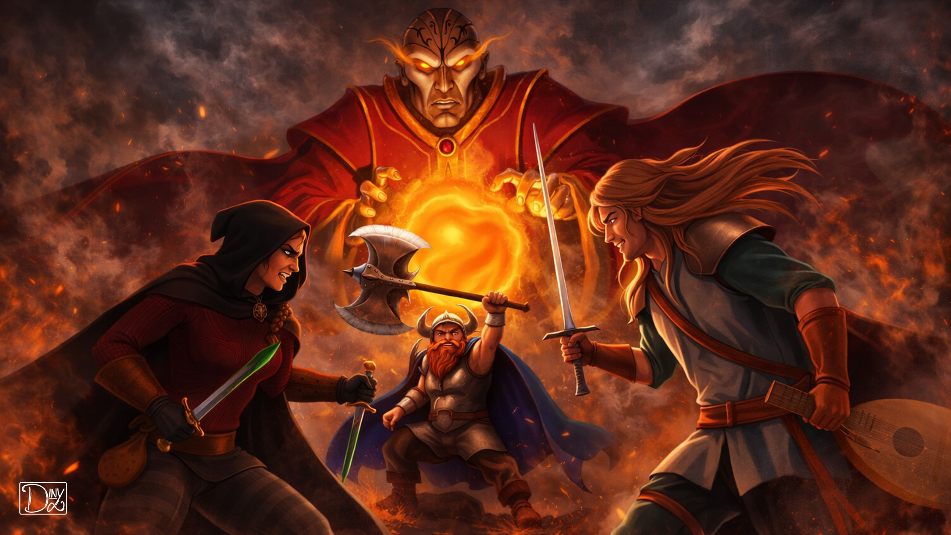 Red Wizards campaign art